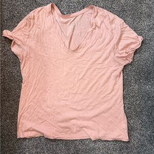 A New Day - Women's light Pink V-Neck Top